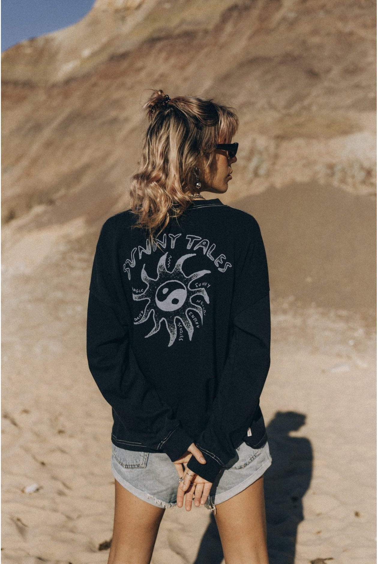 Melted Sunshine Double Sun LS - Acid Black | Surf Melted Sunshine Double Sun LS - Acid Black | Surf