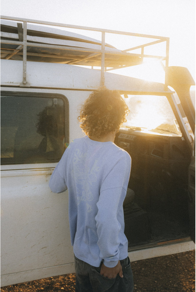 Jungle Mermaids LS - Denim Blue Jungle Mermaids LS - Denim Blue