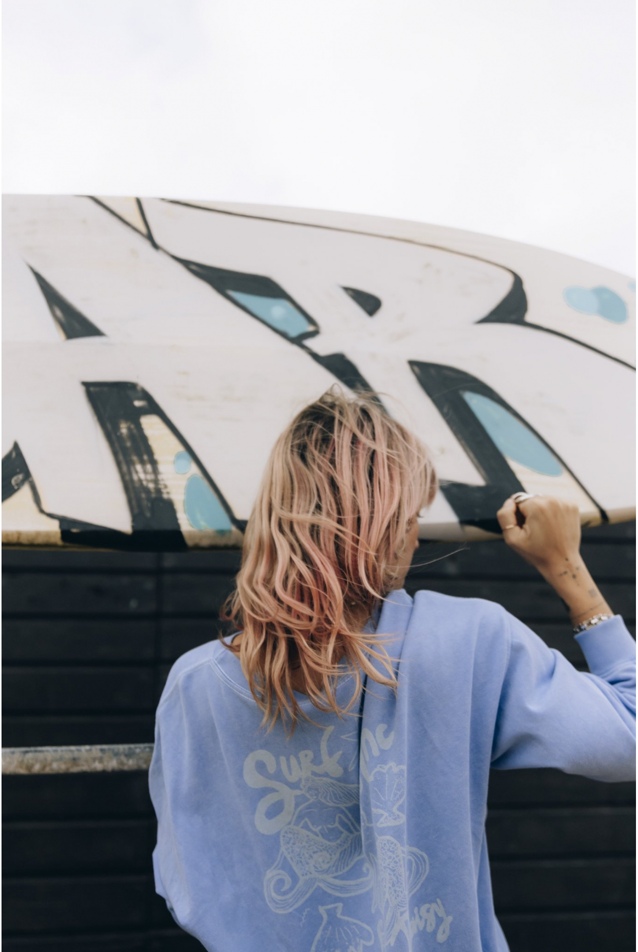 Jungle Mermaids LS - Denim Blue