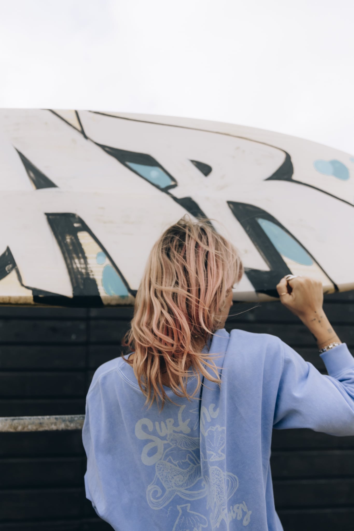 Jungle Mermaids LS - Denim Blue