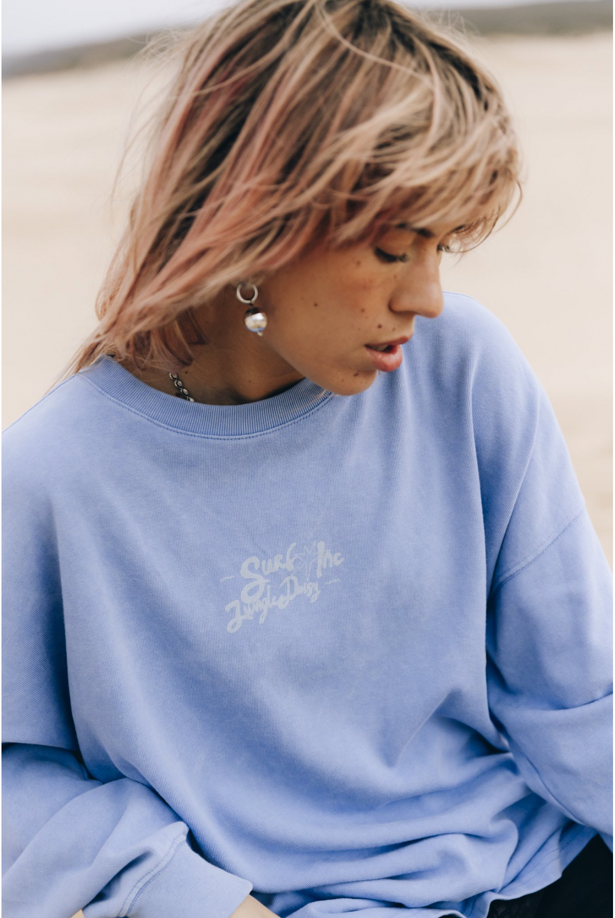 Jungle Mermaids LS - Denim Blue