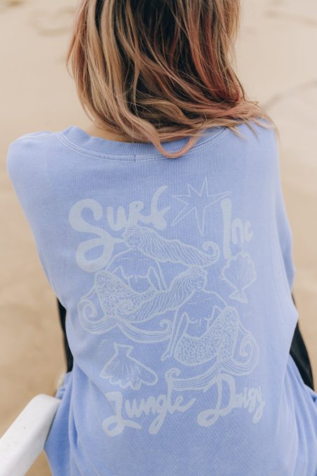 Jungle Mermaids LS - Denim Blue Jungle Mermaids LS - Denim Blue