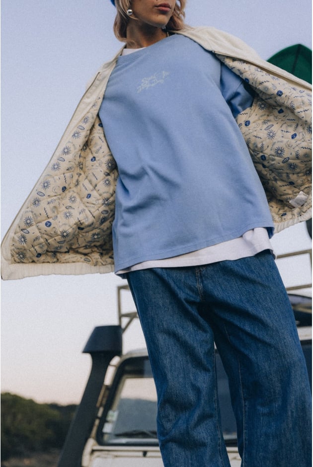 Jungle Mermaids LS - Denim Blue Jungle Mermaids LS - Denim Blue