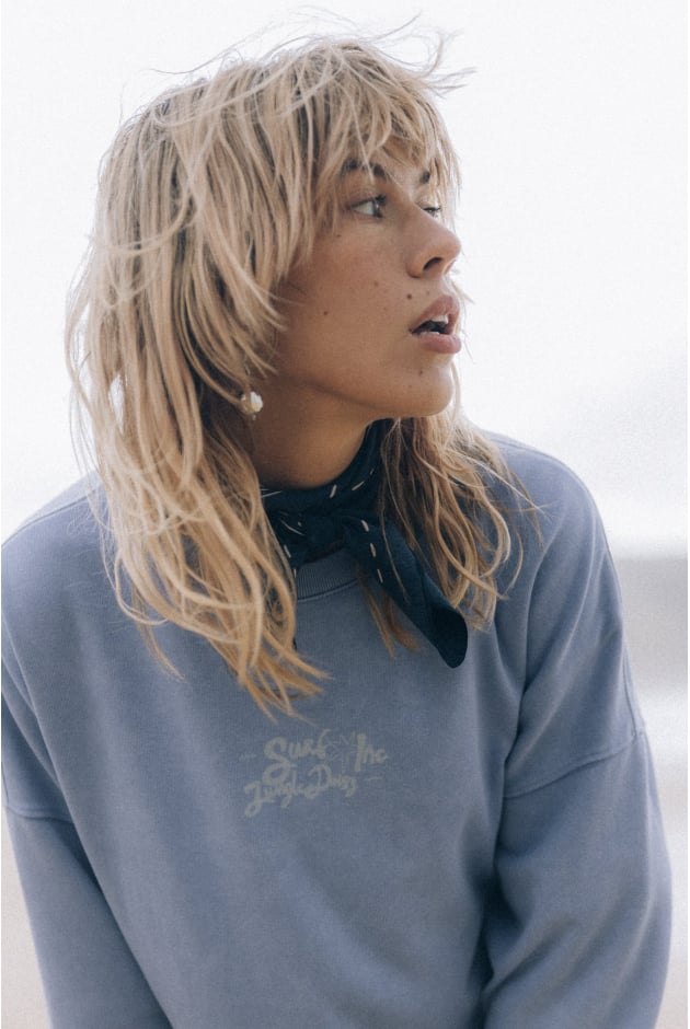 Jungle Mermaids LS - Denim Blue Jungle Mermaids LS - Denim Blue