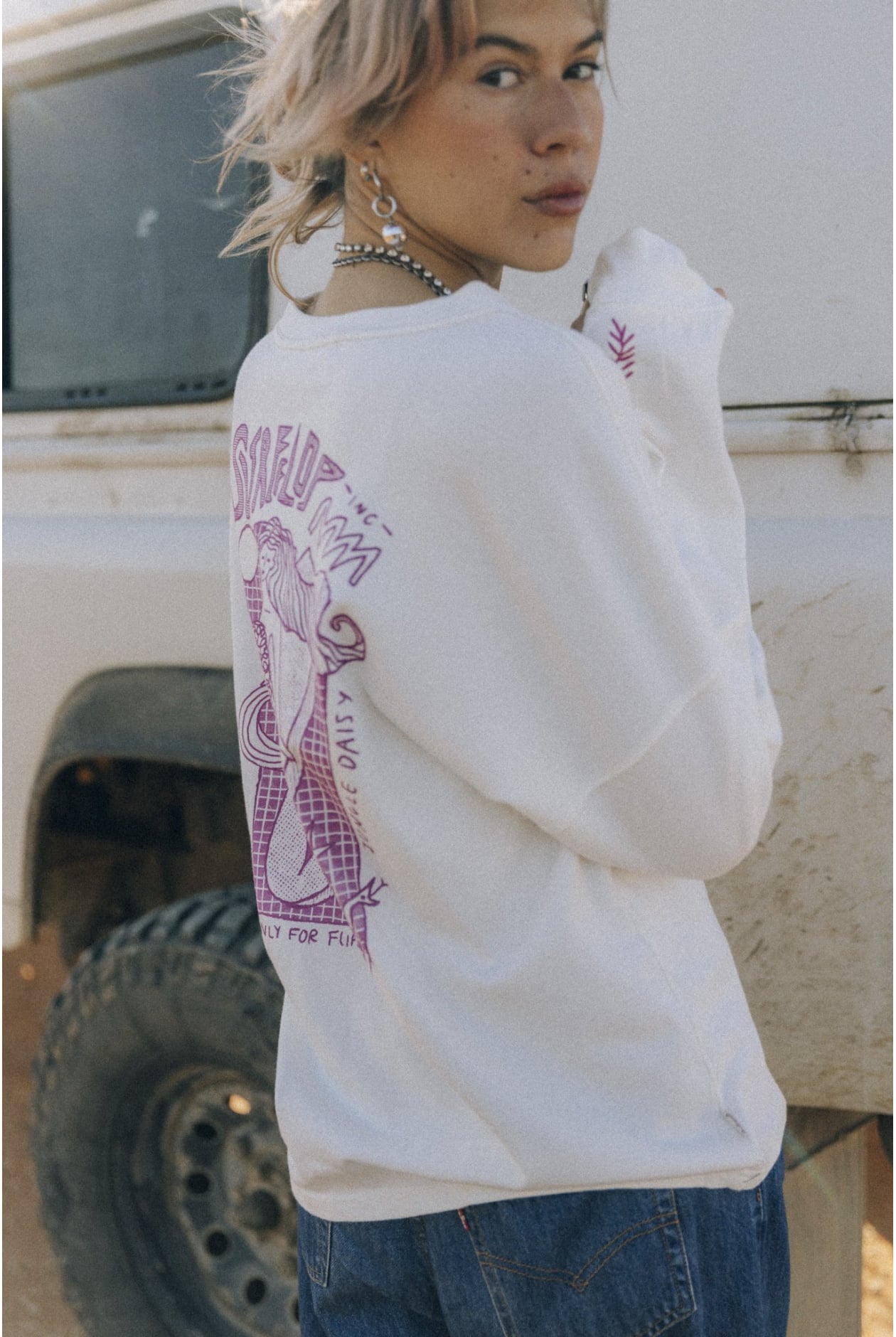 Only For Flippers LS - Vintage White Only For Flippers LS - Vintage White