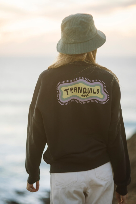 Tranquilo Sweat - Acid Black Tranquilo Sweat - Acid Black