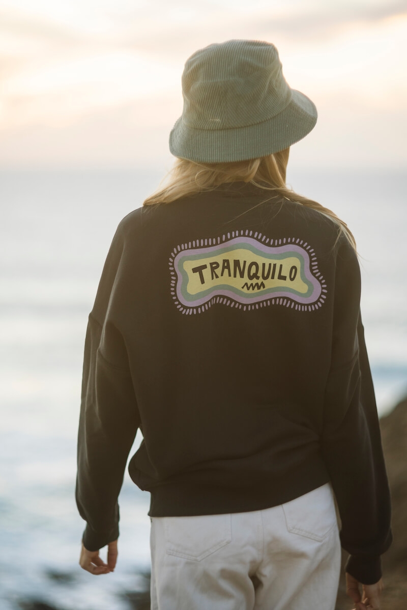 Tranquilo Sweat - Acid Black Tranquilo Sweat - Acid Black