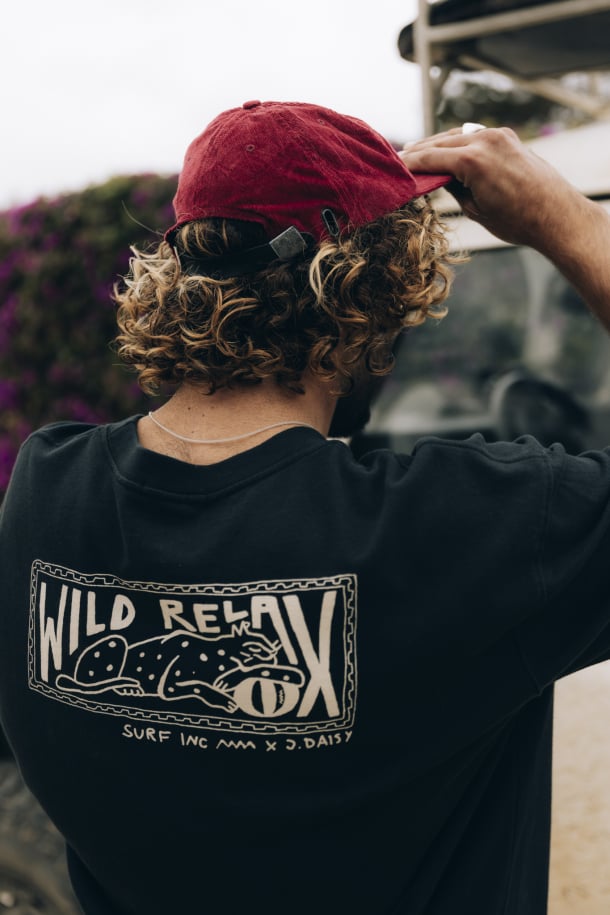 Wild Relax Tee - Acid Black