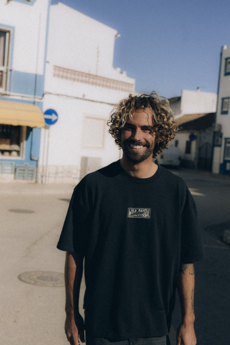 Wild Relax Tee - Acid Black Wild Relax Tee - Acid Black