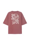 Surf Twins Tee - Raspberry Punch