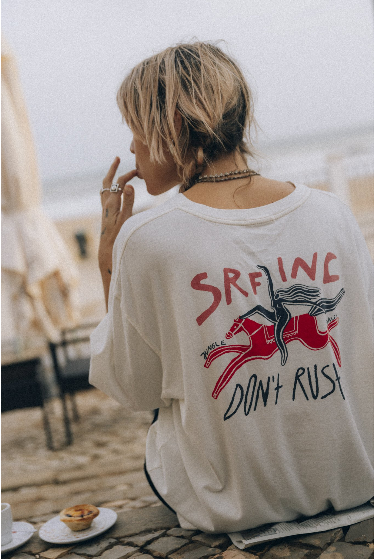Rush Baby Tee - Vintage White