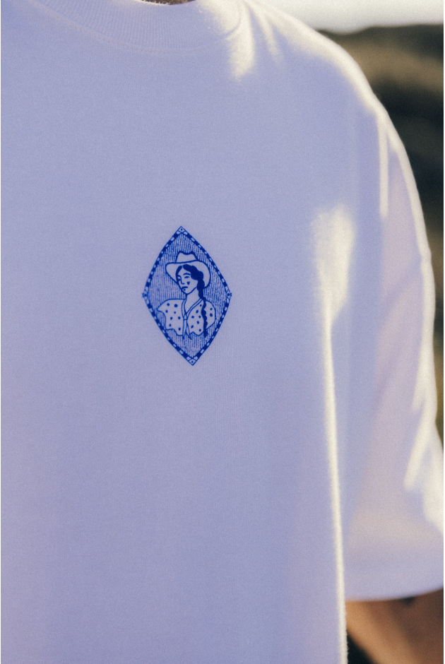 Cowboy Feel Tee - Paper White Cowboy Feel Tee - Paper White