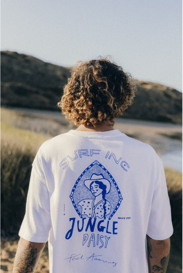 Cowboy Feel Tee - Paper White Cowboy Feel Tee - Paper White