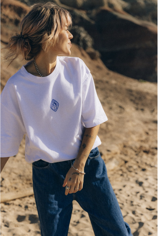 Cowboy Feel Tee - Paper White Cowboy Feel Tee - Paper White