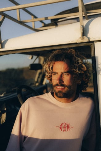 Flower Shine Tee - Pink Kush