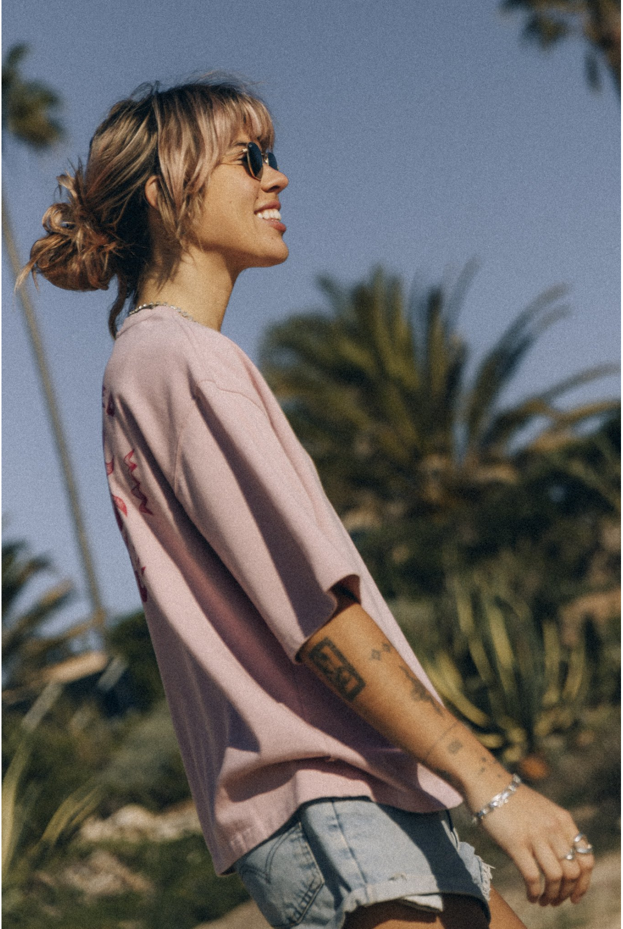 Flower Shine Tee - Pink Kush Flower Shine Tee - Pink Kush