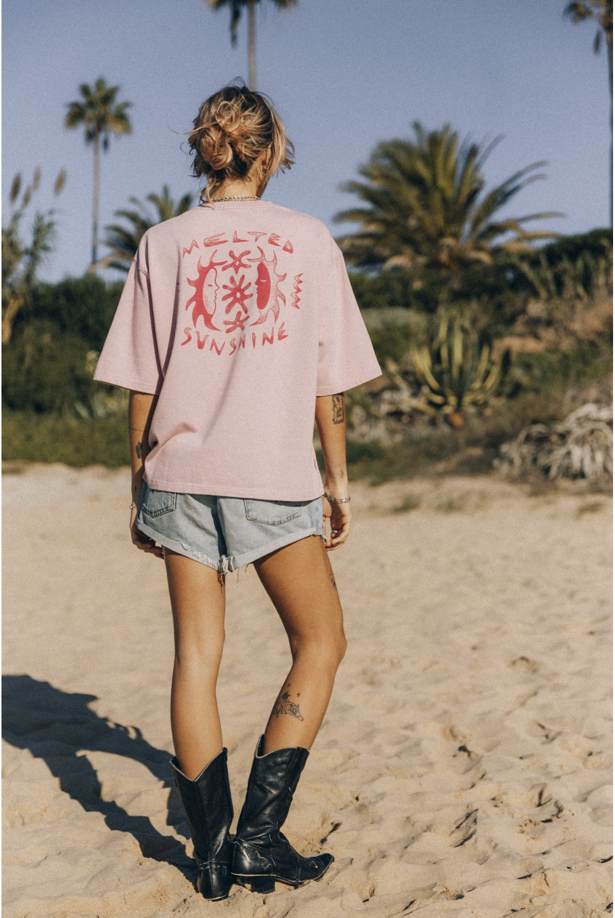 Flower Shine Tee - Pink Kush Flower Shine Tee - Pink Kush