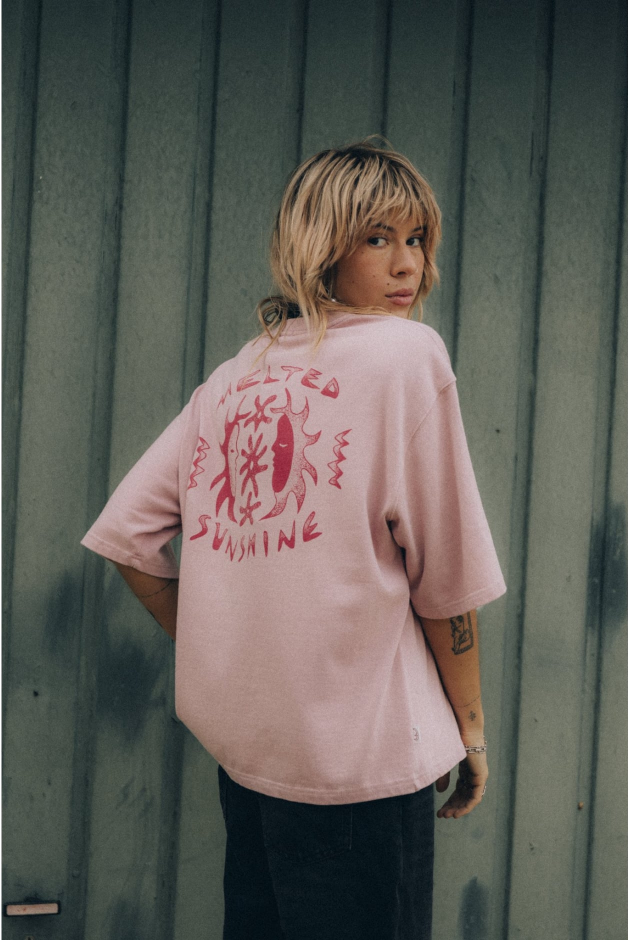 Flower Shine Tee - Pink Kush Flower Shine Tee - Pink Kush