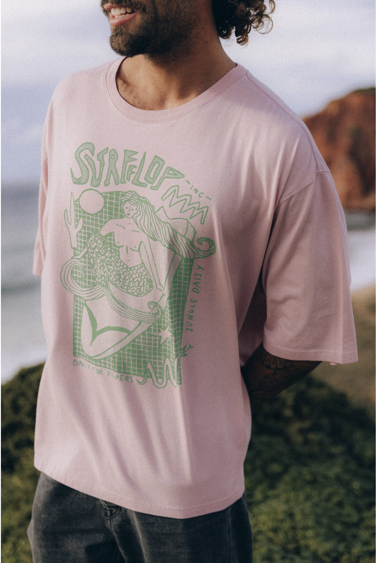 Flippers Tee - Pink Kush Flippers Tee - Pink Kush