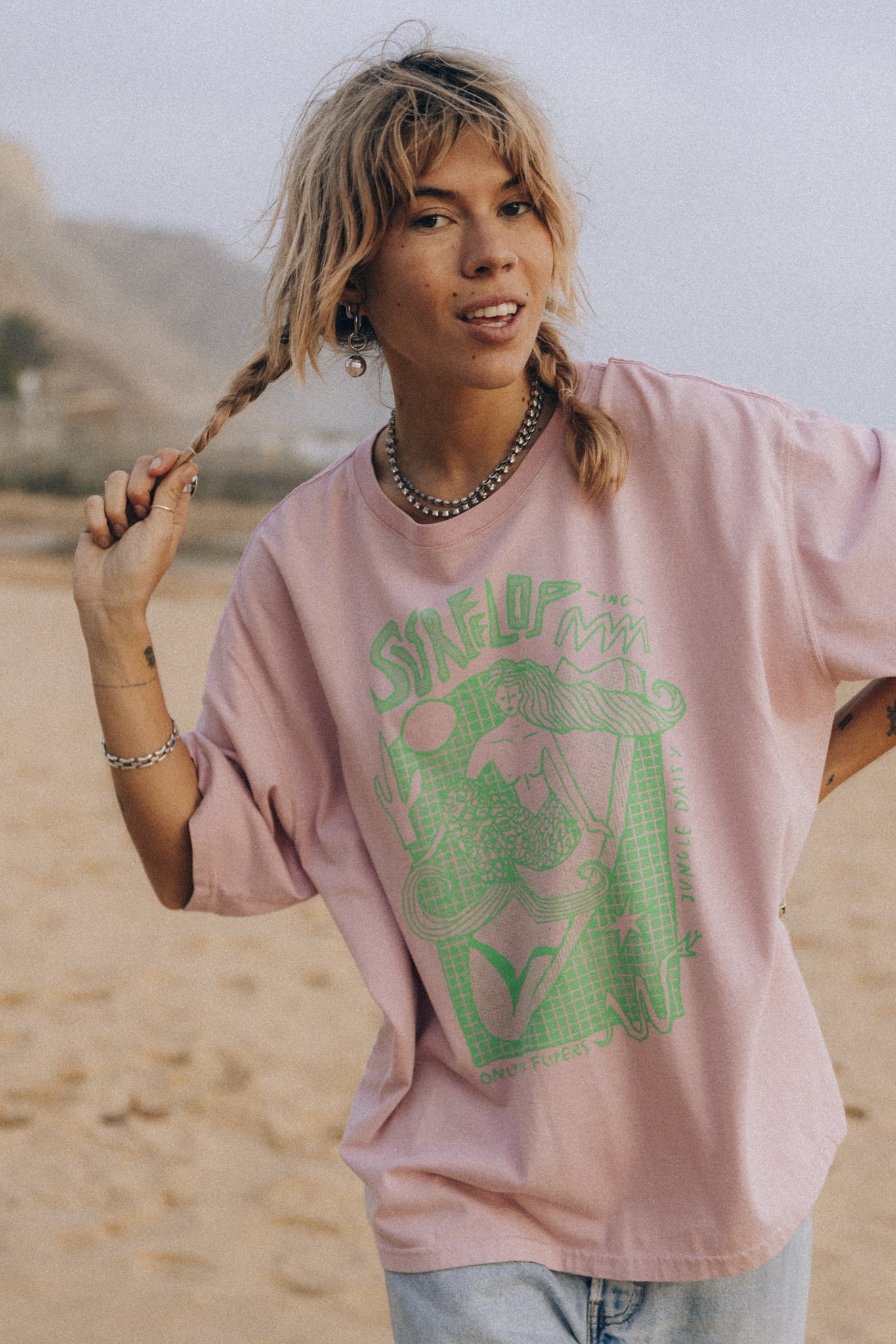 Flippers Tee - Pink Kush - Tees
