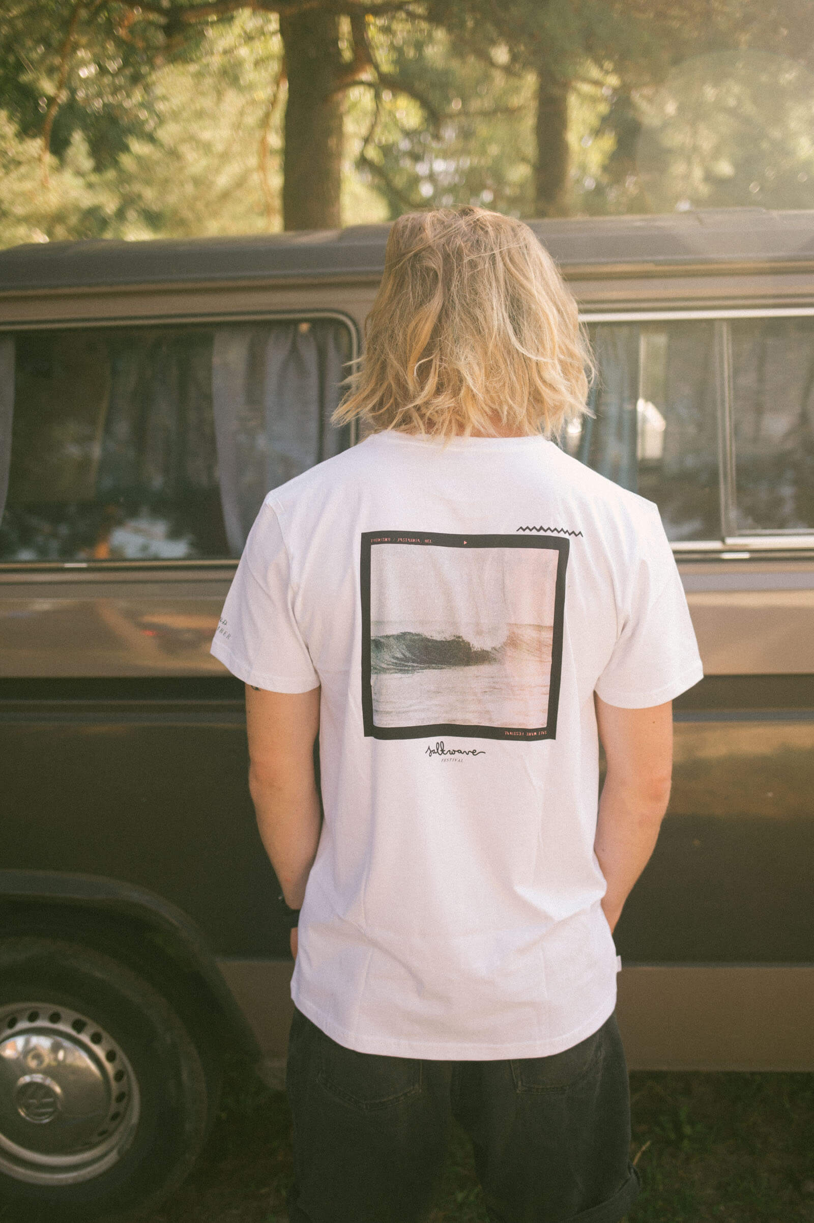 No Bad Waves Tee White