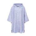 Hoodie Frotte Poncho - Berry Ice Cream