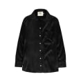Cupro Loose Shirt - Space Black