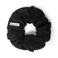 Cupro Hair Scrunchie - Space Black