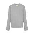 Stripe Lyocell Longsleeve - Stone Grey