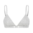Stripe Lyocell Triangle Bra - Stone Grey