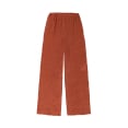 Textured Loose Pants - Terra