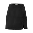 Mini Cupro Skirt - Space Black