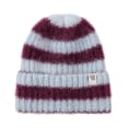 Olivia Striped Beanie - Denim Blue & Burgundy - Berretti