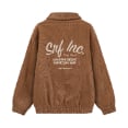 Cord Baseball Jacket - Toffee