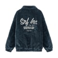 Cord Baseball Jacket - Deep Blue